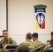 Lt. Col. Kazmarek Speaks to Pilots During an AAR