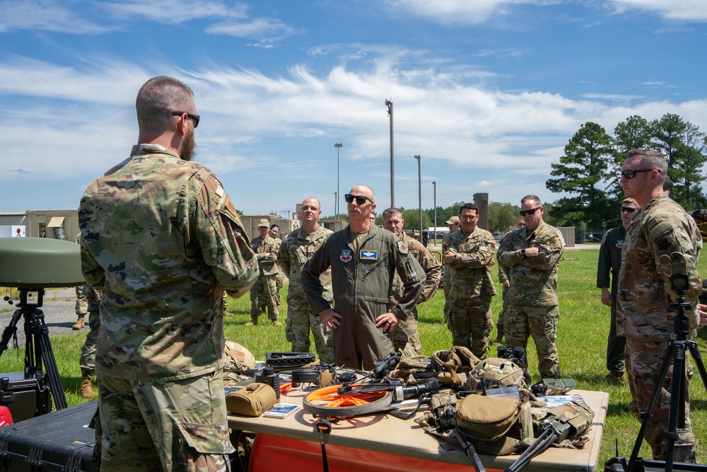 15th Air Force leadership visits 461st Air Control Wing to see wing’s incoming, current missions