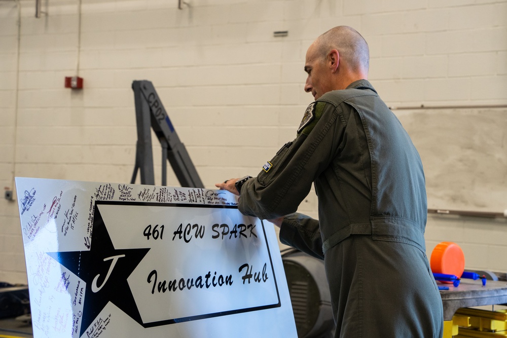 15th Air Force leadership visits 461st Air Control Wing to see wing’s incoming, current missions