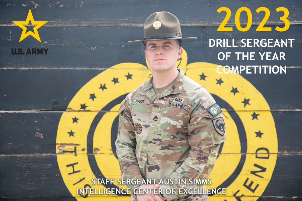 Intelligence Center of Excellence Drill Sergeant of the Year, SSG, Austin Simms competes for the title of U.S. Army Drill Sergeant of the Year