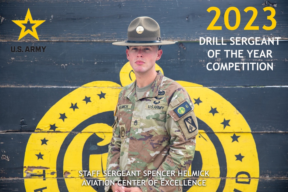 Aviation Center of Excellence Drill Sergeant of the Year, SSG, Spencer Helmick competes for the title of U.S. Army Drill Sergeant of the Year