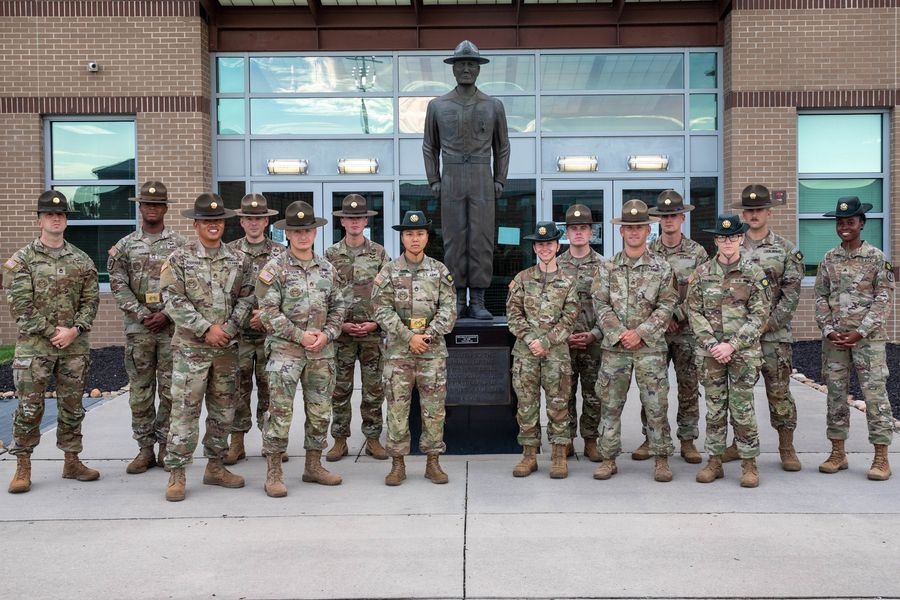 Fourteen Drill Sergeants represent their Centers of Excellence at the 2023 U.S. Army Drill Sergeant of the Year Competition