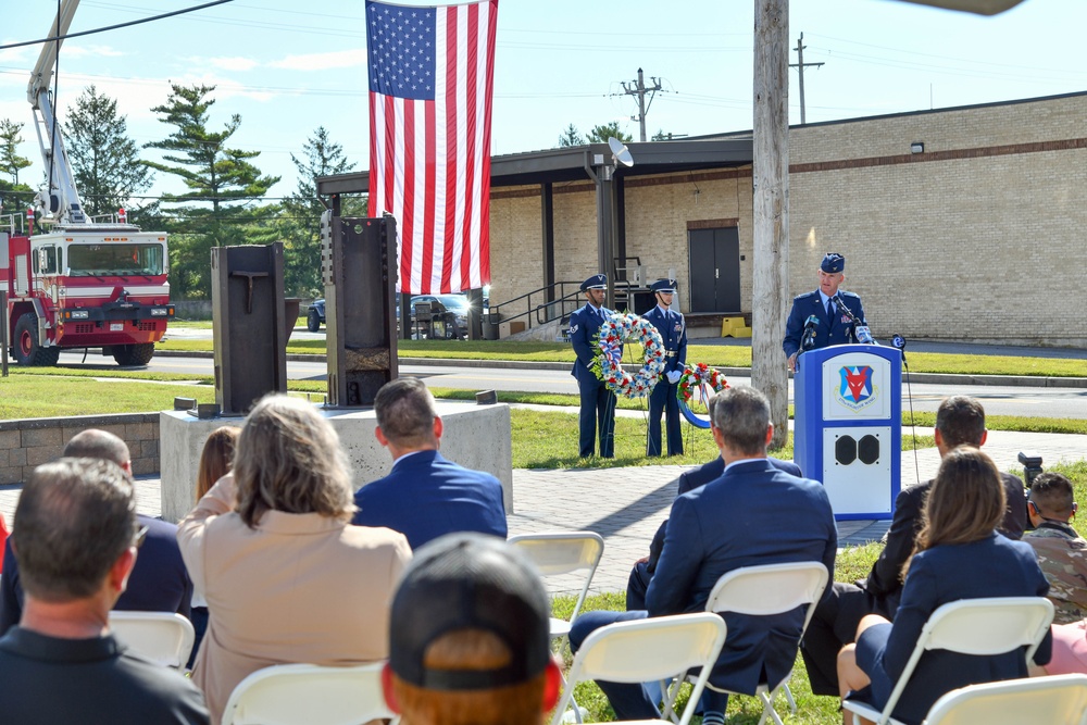 9/11 Attacks Remembered during 177th Fighter Wing Memorial Dedication and Deployer Send-off