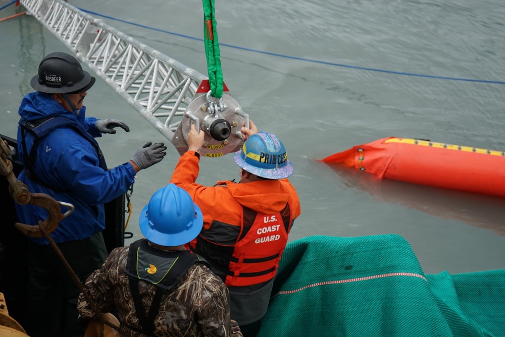 Coast Guard, Navy conduct pollution response exercises near Seward, Alaska