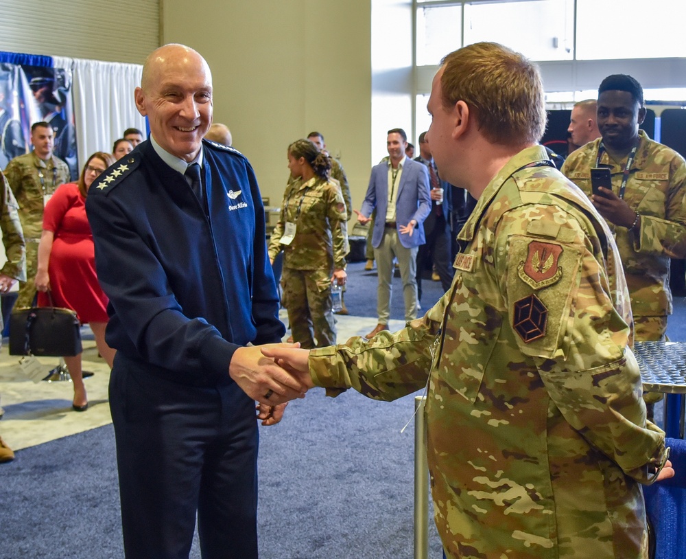 VCSAF visits Spark Street at Air, Space and Cyber Conference