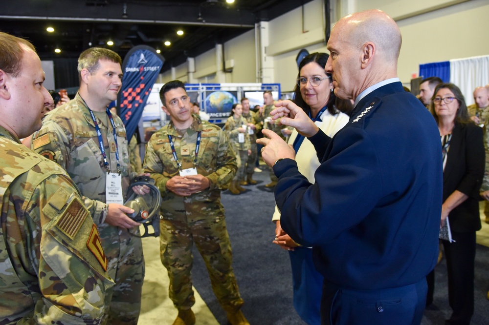 VCSAF visits Spark Street at Air, Space and Cyber Conference