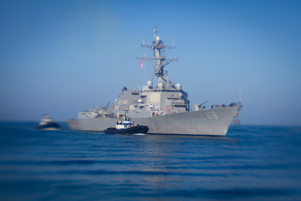 USS Daniel Inouye (DDG 118) Visits Naval Surface Warfare Center, Port Hueneme, for Ship Groom