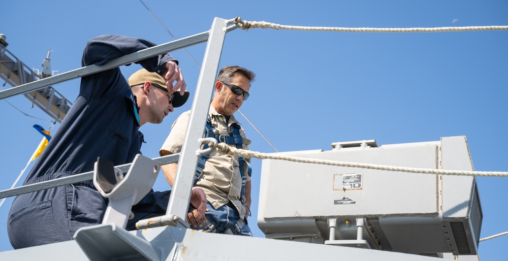 USS Daniel Inouye (DDG 118) Visits Naval Surface Warfare Center, Port Hueneme, for Ship Groom