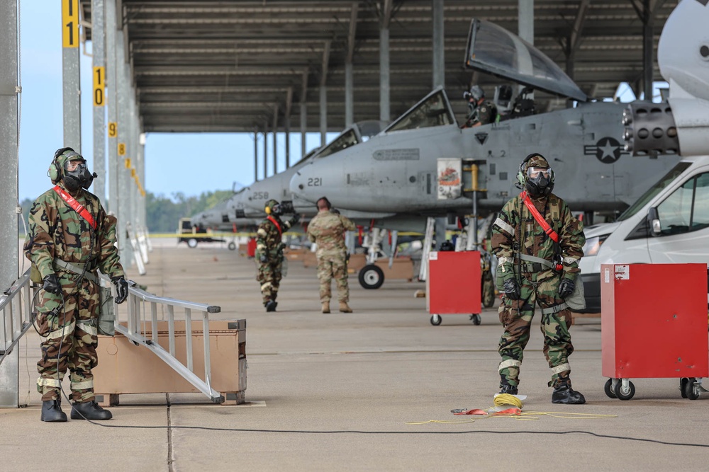 127th Aircraft Maintainers Launch Jets in MOPP