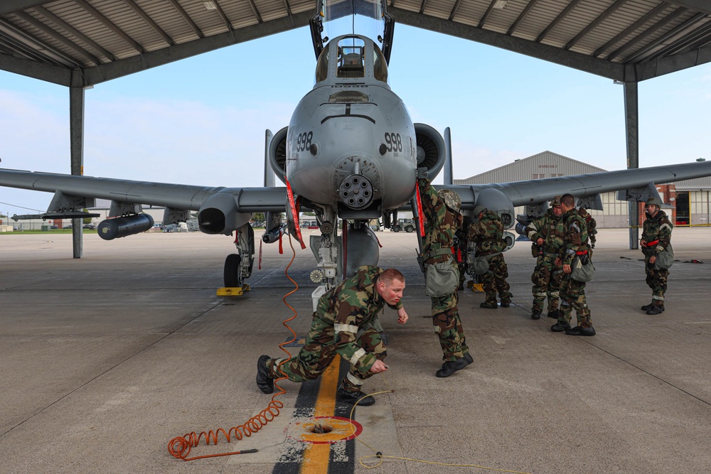 127th Aircraft Maintainers Launch Jets in MOPP