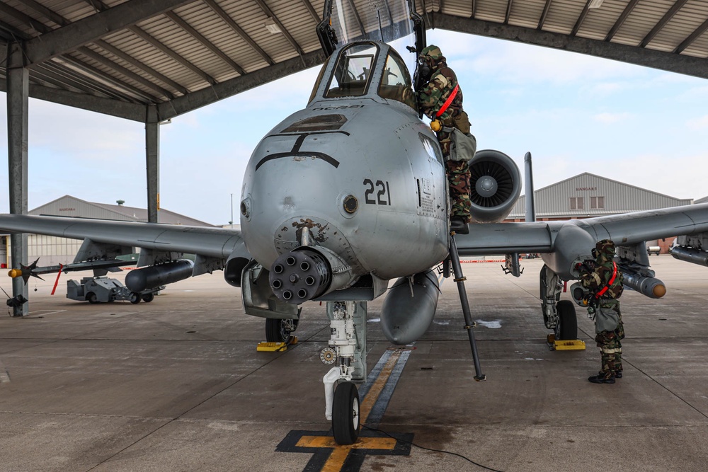 127th Aircraft Maintainers Launch Jets in MOPP