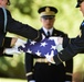 Military Funeral Honors with Funeral Escort are Conducted for U.S. Army Air Forces 1st Lt. William Montgomery in Section 78