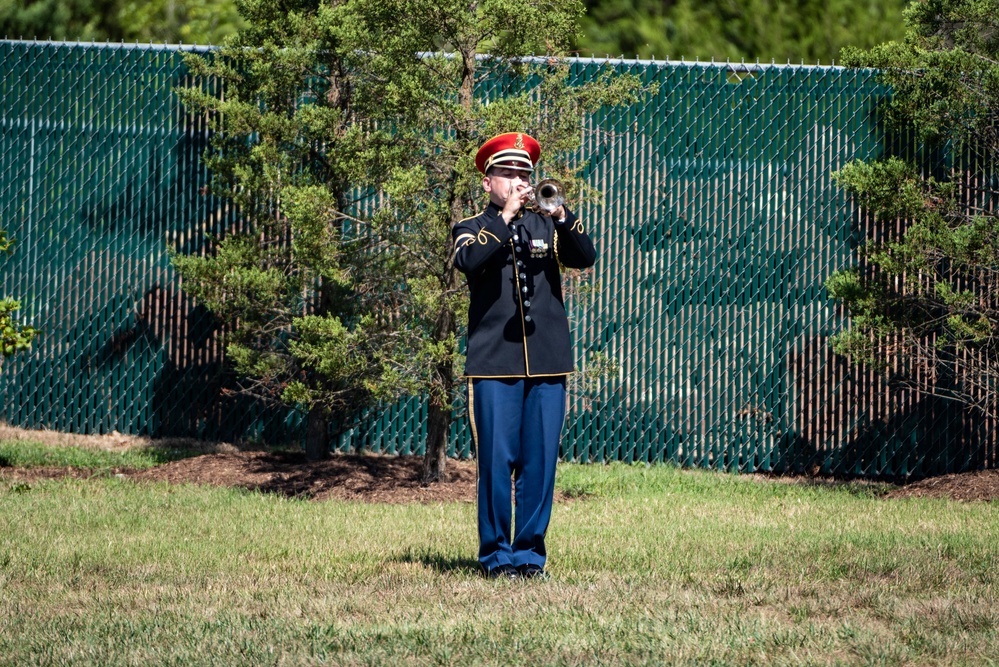 Military Funeral Honors with Funeral Escort are Conducted for U.S. Army Air Forces 1st Lt. William Montgomery in Section 78