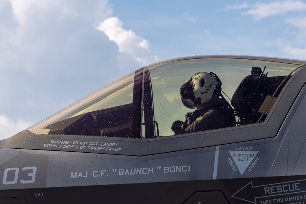 Marine Fighter Attack Squadron (VMFA) 542 trains at Tyndall Air Force Base
