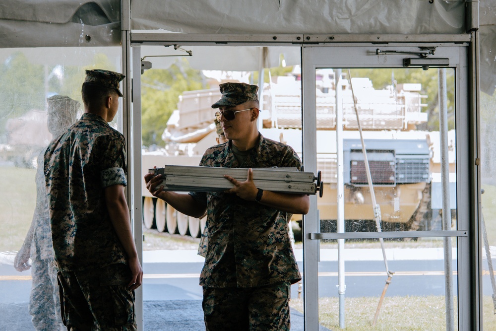 Preparation for Fort Gregg-Adams Redesignation Ceremony