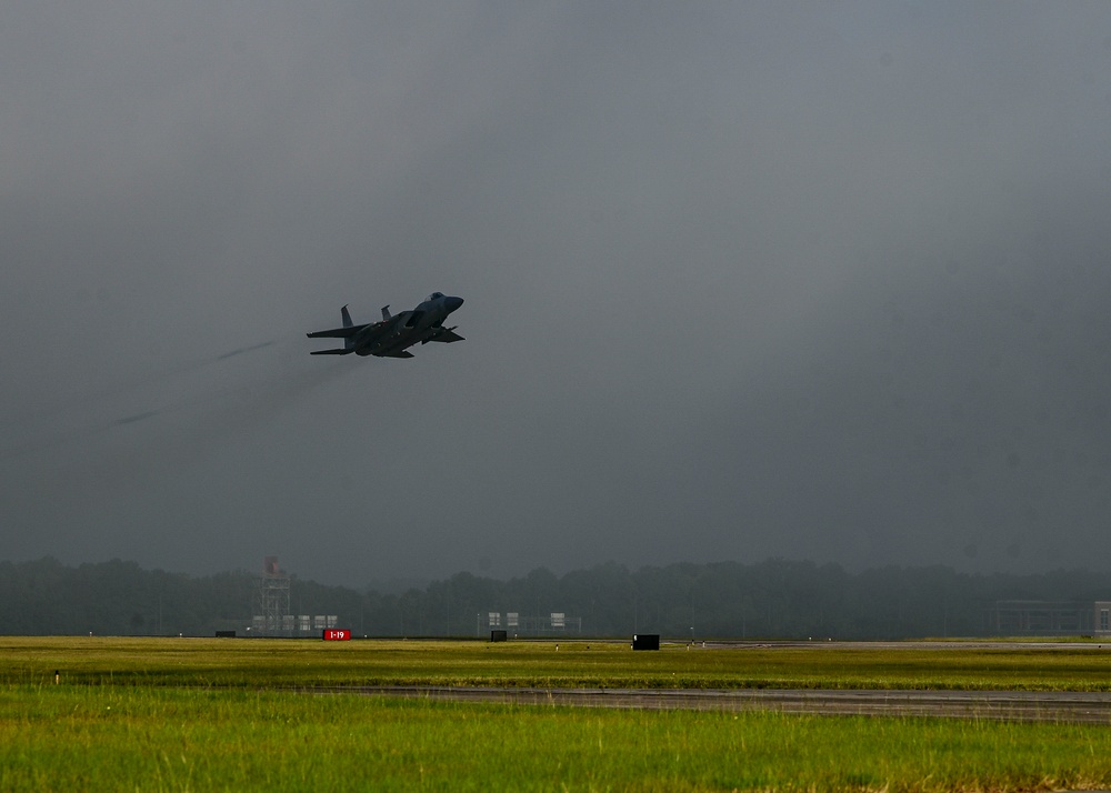 Total Force aircraft launch during William Tell