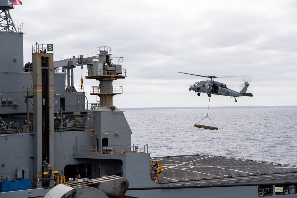 Nimitz Conducts Ammunition Offload Evolution