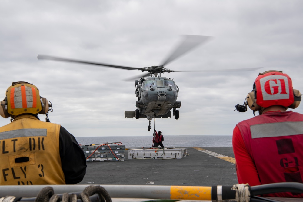 Nimitz Conducts Ammunition Offload Evolution