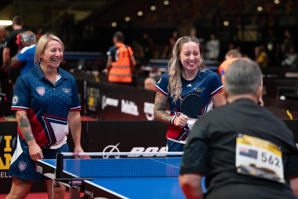 Invictus Games Düsseldorf 2023 | Table Tennis | Sara Rockhold and Lorraine Currow