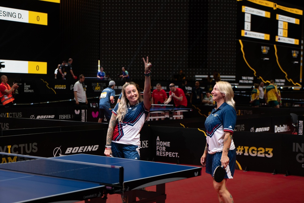 Invictus Games Düsseldorf 2023 | Table Tennis | Sara Rockhold | Lorraine Currow