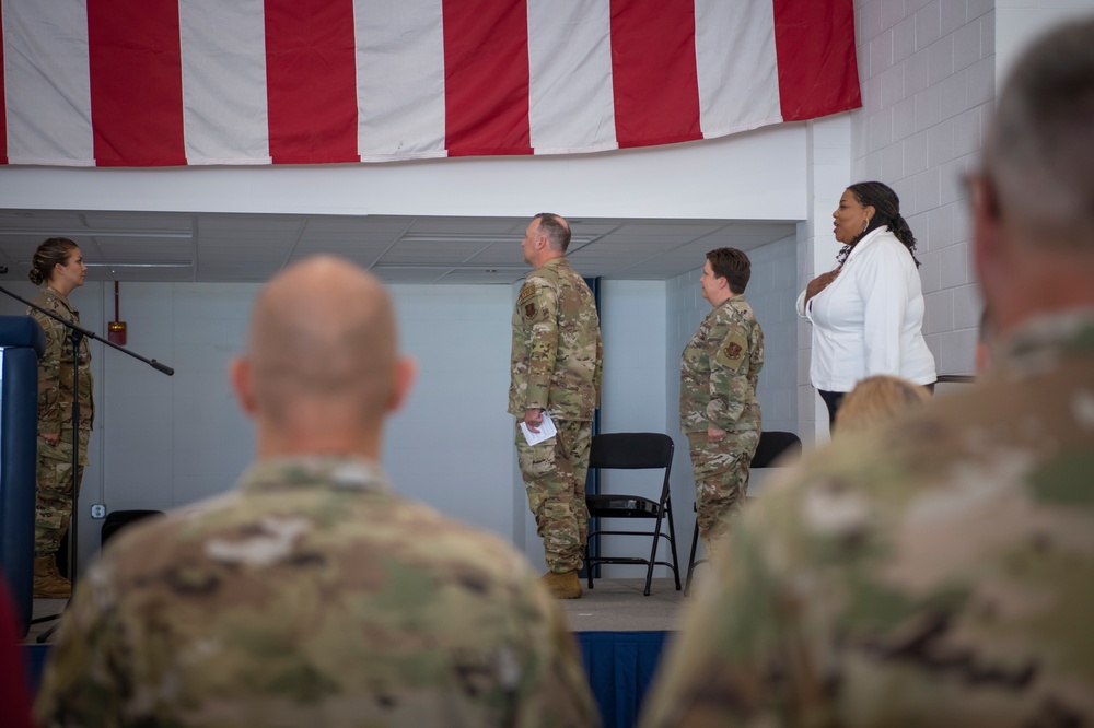 Chief Master Sgt. Sarah Queer Promotion Ceremony