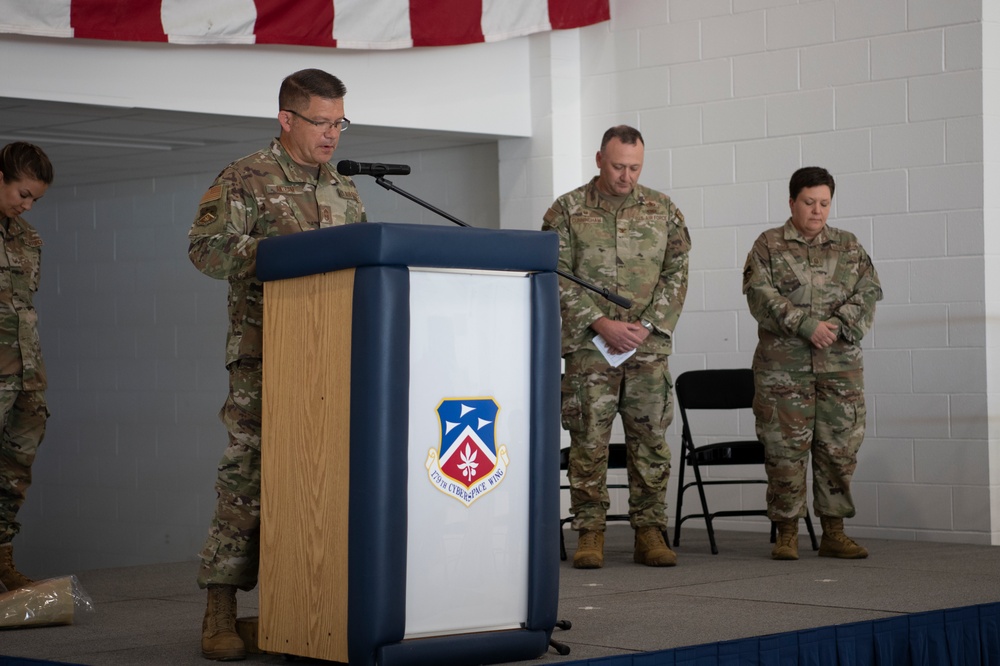 Chief Master Sgt. Sarah Queer Promotion Ceremony