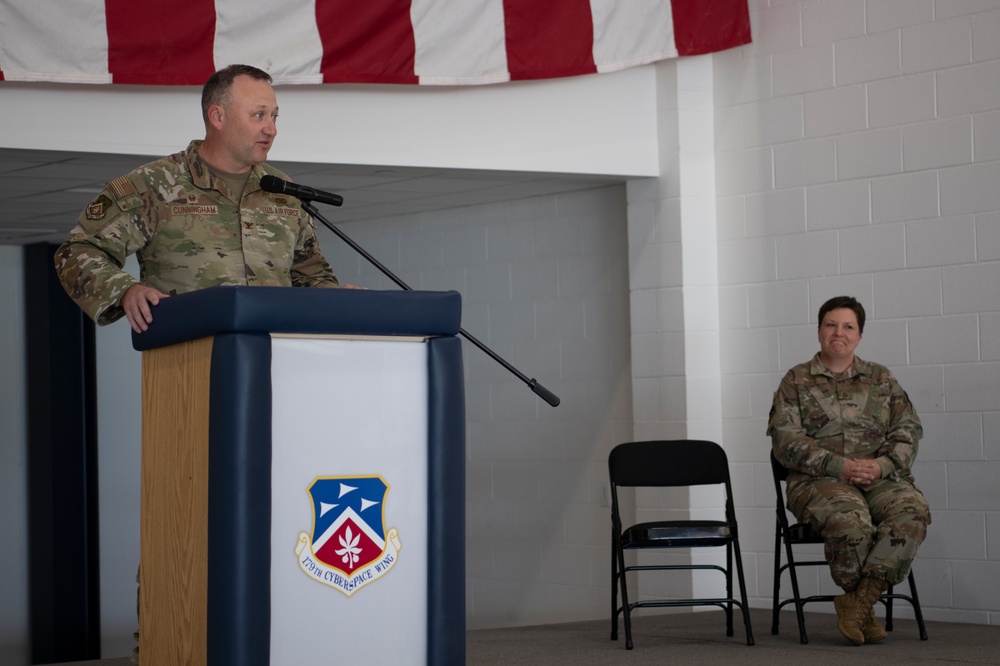 Chief Master Sgt. Sarah Queer Promotion Ceremony