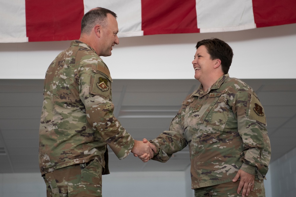 Chief Master Sgt. Sarah Queer Promotion Ceremony