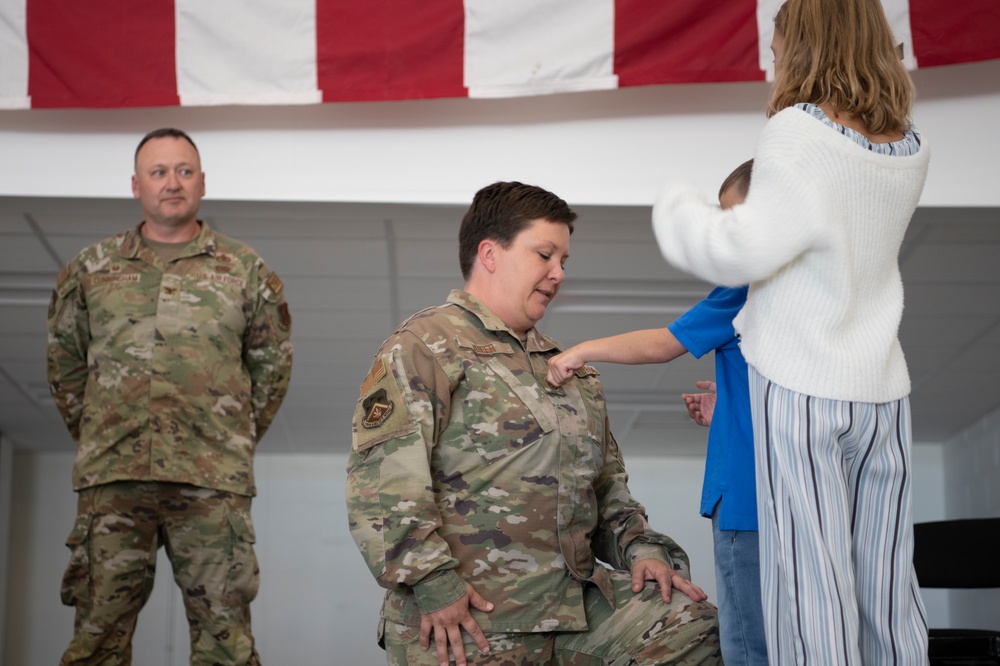 Chief Master Sgt. Sarah Queer Promotion Ceremony