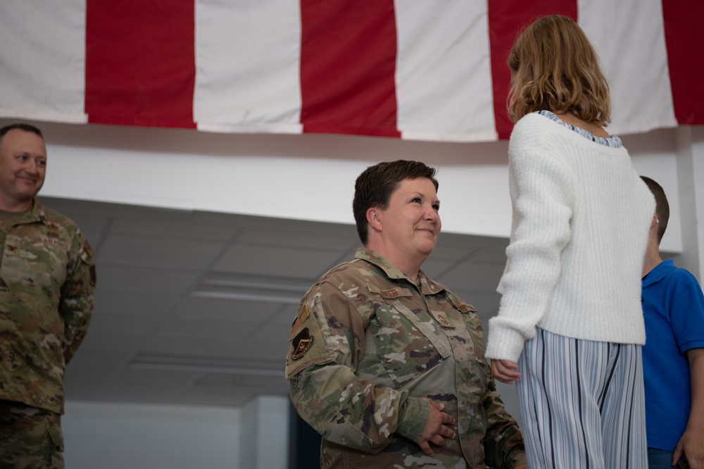 Chief Master Sgt. Sarah Queer Promotion Ceremony