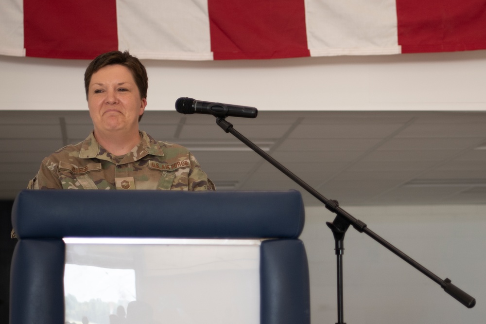 Chief Master Sgt. Sarah Queer Promotion Ceremony