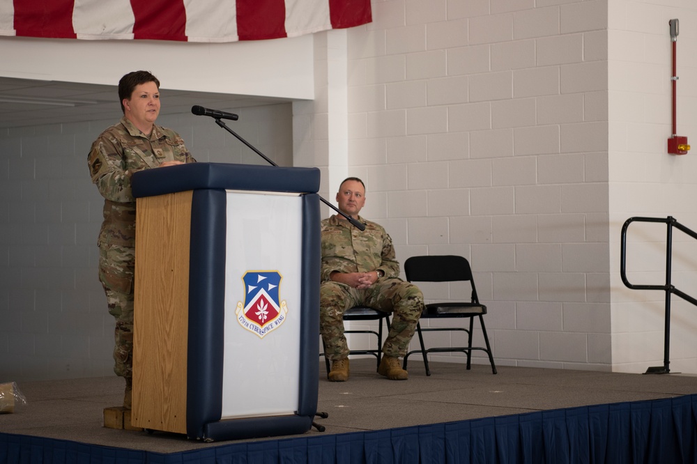 Chief Master Sgt. Sarah Queer Promotion Ceremony