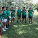 Pacific Partnership 2023 meet with Lakapi Samoa Women's Academy Rugby Team