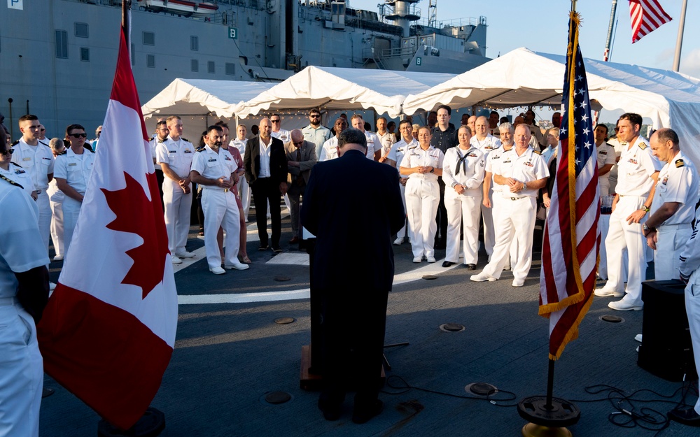 USS Porter Hosts the Cutlass Fury 2023 Reception