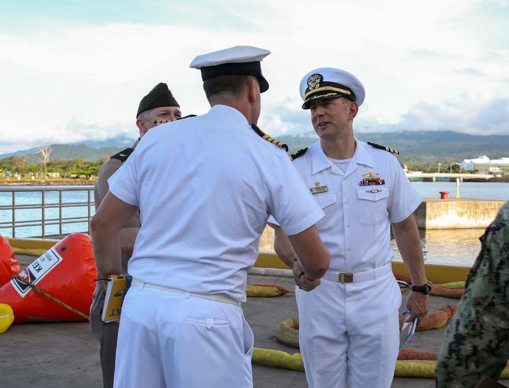 Pacific Partnership 2023 Deputy Mission Commander visits USS Jackson