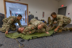 The 2023 Army Reserve Best Squad winners practice tactical combat casualty care [Image 1 of 4]
