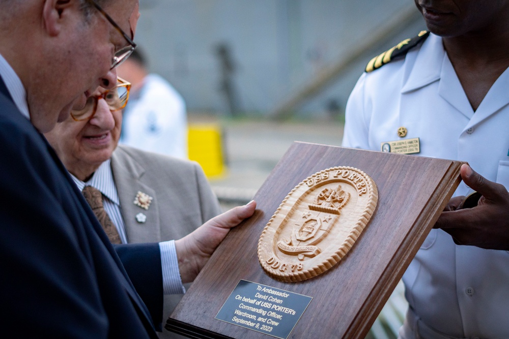 USS Porter Hosts the Cutlass Fury 2023 Reception