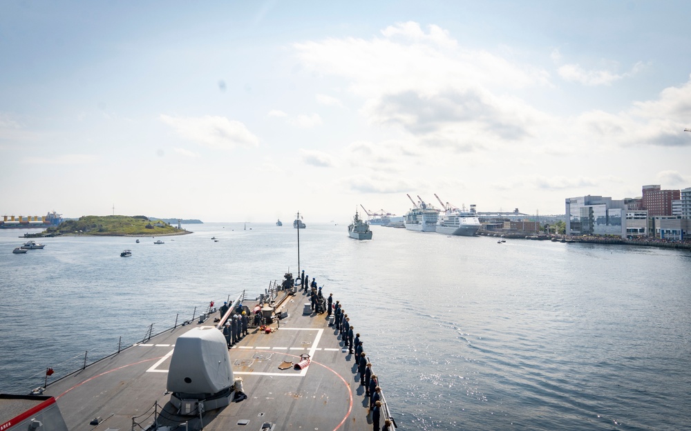 USS Porter Participates in the Halifax Fleet Week Parade