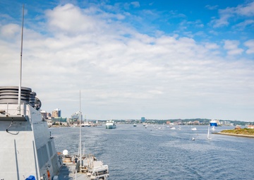 USS Porter Participates in the Halifax Fleet Week Parade