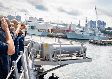 USS Porter Participates in the Halifax Fleet Week Parade