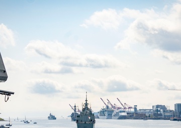USS Porter Participates in the Halifax Fleet Week Parade