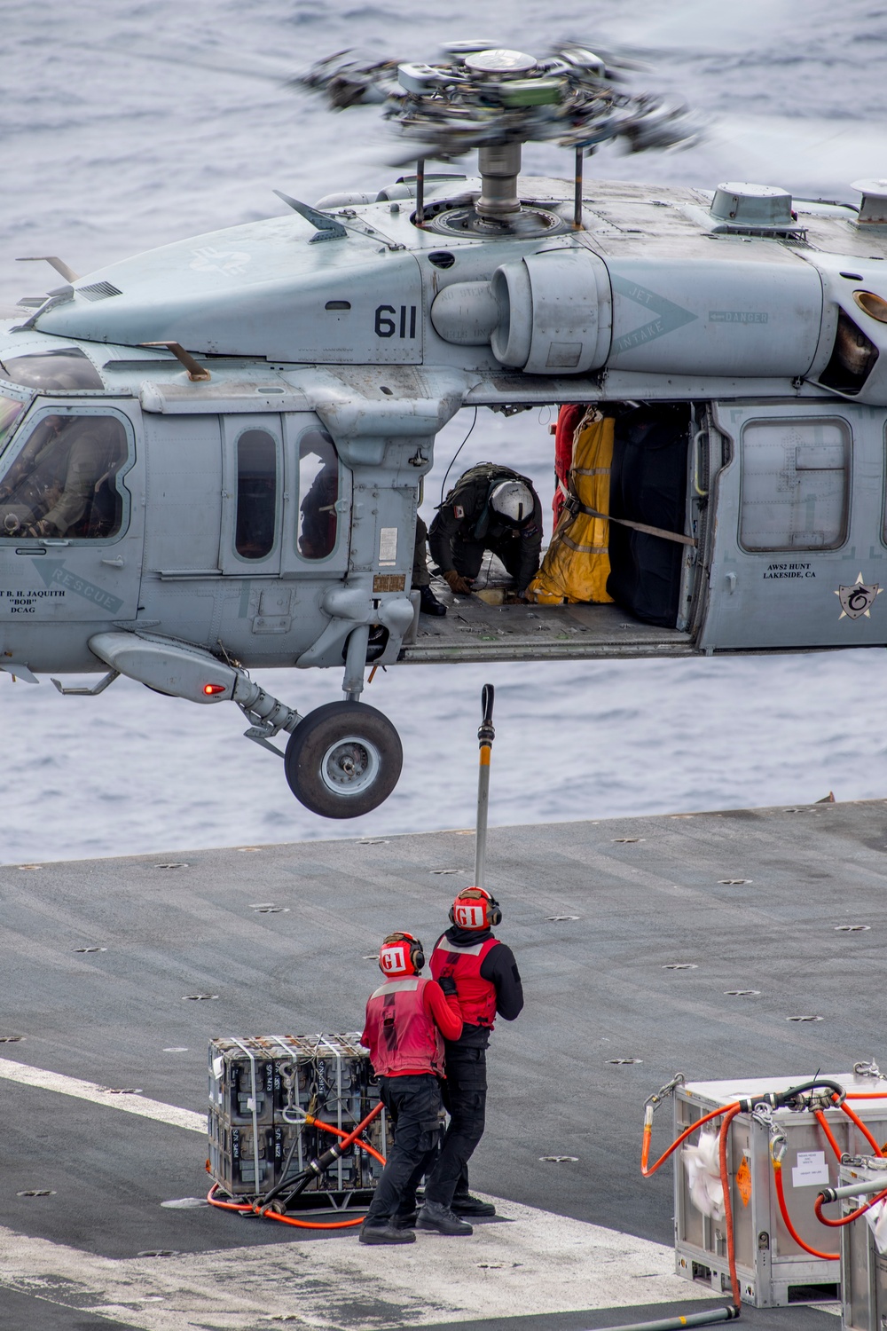 Nimitz Conducts Ammunition Offload Evolution