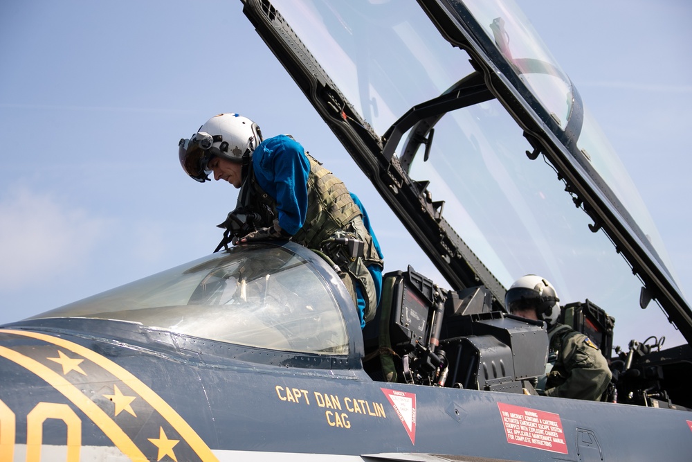 Strike Fighter Squadron 213 Airborne Change of Command