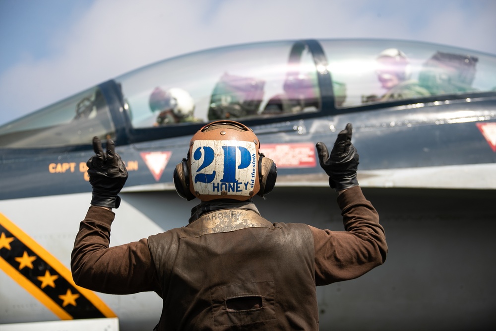 Strike Fighter Squadron 213 Airborne Change of Command