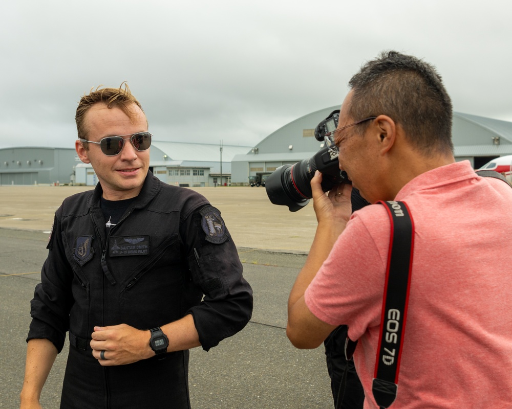 PACAF F-16 Demo Team Performs for Hometown at Misawa Air Fest 2023