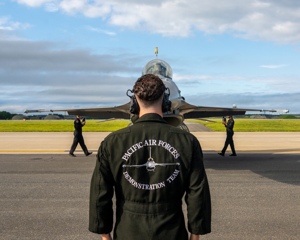 PACAF F-16 Demo Team Performs for Hometown at Misawa Air Fest 2023