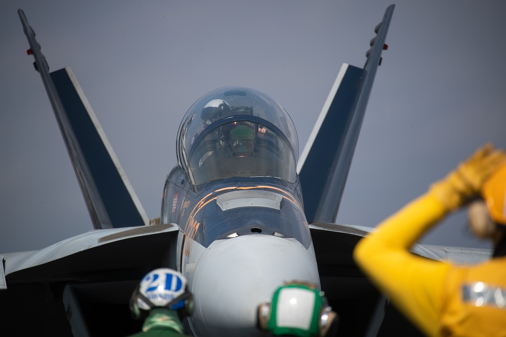 Strike Fighter Squadron 213 Airborne Change of Command