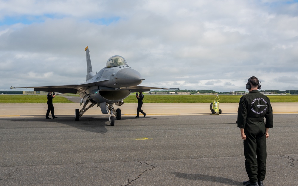 PACAF F-16 Demo Team Performs for Hometown at Misawa Air Fest 2023