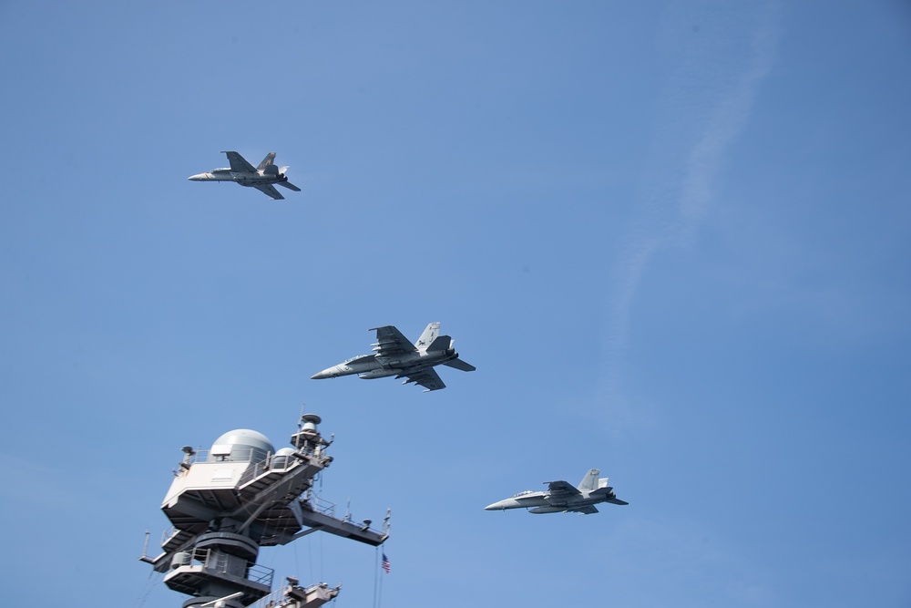 Strike Fighter Squadron 213 Airborne Change of Command