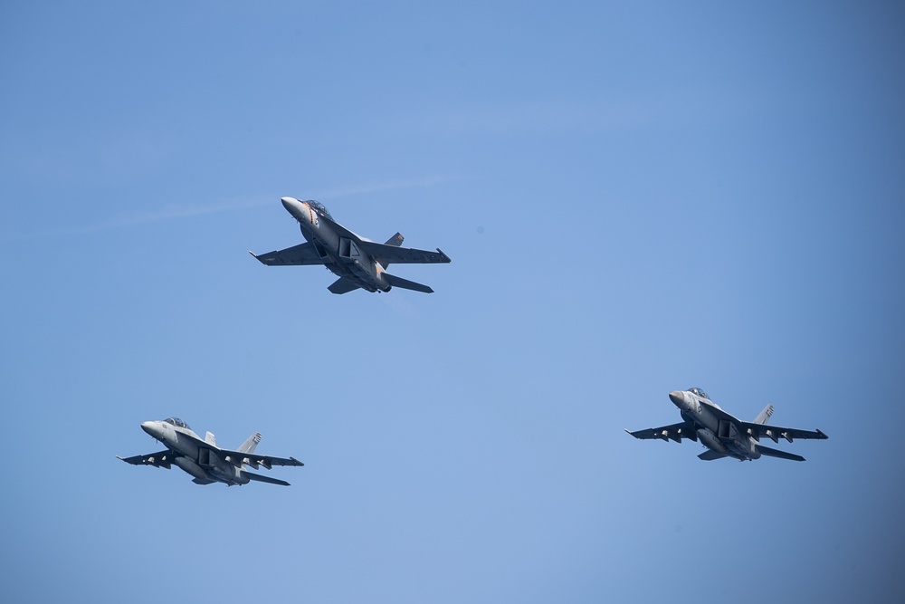 Strike Fighter Squadron 213 Airborne Change of Command